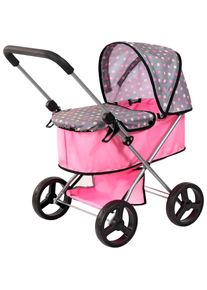 BAYER , Puppenwagen »GO« , Fee grau/rosa