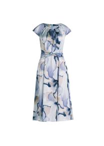 Betty Barclay , Sommerkleid »Sommerkleid mit Raffung« , Weiß/Blau , EURO , 40 -EURO , 40 , Passform: Tailliert