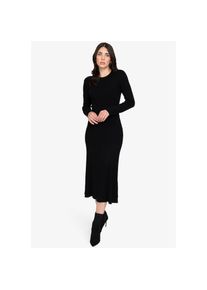 Sportalm Kitzbühel , Strickkleid, in Midilänge , schwarz , N-Gr , 40 -N-Gr , 40 , Feminines Kleid mit schwingendem Rockteil von Sportalm