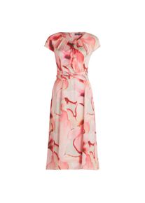 Betty Barclay , Sommerkleid »Sommerkleid mit Raffung« , Cream/Rosé , EURO , 48 -EURO , 48 , Passform: Tailliert