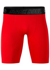 Stark Soul® Stark Soul Sportshorts Herren rot Größe M Logoprint