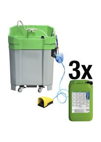 Bio-Circle Juego de limpiador de piezas PROLAQ Compact, con 3 x 20 l PROLAQ L 400, para herramientas de pintura