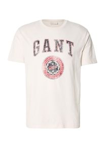 Gant T-Shirt Herren beige Größe S Logoprint