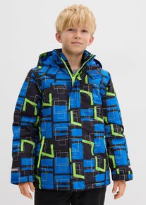 bonprix wasserdichte Funktionsjacke mit reflektierenden Details, schwarz