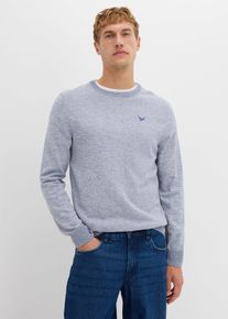 bonprix Cienki sweter z czystej bawełny, niebieski, 68/70 (4XL)