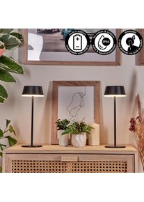 hofstein Romdrup Zewnętrzna lampa stołowa, Lampa stołowa LED Czarny, 1-punktowy