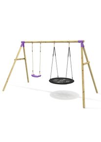 REBO Double Swing Set - Meteorite Purple