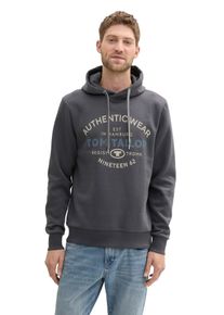 Felpa Tom Tailor con cappuccio, Grigio, Taglia 64/66 (3XL), bonprix