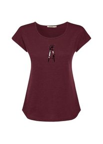 Greenbomb Maglietta 'Bike Romantic' Donna - lilla / nero