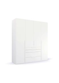 Rauch Kleiderschrank &raquo;Purisma&laquo; mit Schubladen - 201x60x223cm - wei&szlig; - Holz / Holz