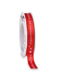 Pattberg, Geschenkverpackung, Geschenkband Babel 1.5 cm x 20 m, Rot (Geschenktüte, 1 x)