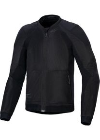 Alpinestars Troop-Air, textile jacket , color: Black/Black , size: M