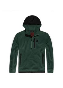 Vintage Industries Vinson, felpa con cappuccio e zip , colore: Verde Scuro , dimensione: XL