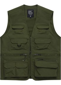 Vintage Industries Legend, gilet , colore: Oliva , dimensione: L