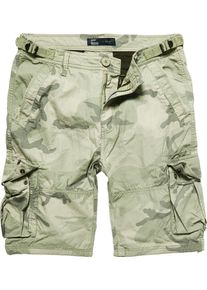 Vintage Industries Terrance Camo, pantaloncini cargo , colore: Oliva/Beige/Chiaro Oliva , dimensione: L