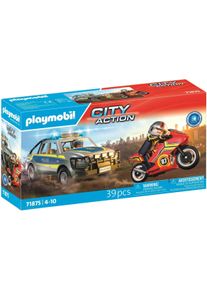 Playmobil 71875 Verfolgungsjagd mit Polizei Pick-Up (71875, Playmobil Action Heroes)