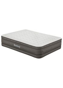 Bestway Luftbett Fortech Queen 69050 , Grau, Dunkelgrau , Kunststoff , 152x46x203 cm , RoHS, Dekra , integrierte elektrische Pumpe , Schlafzimmer,