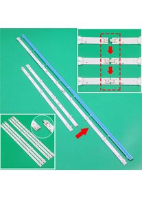 LED TV Illumination Bars For Akai AKTV4336S Backlight Strips HRS_SQY43_3X8_2W_MCPCB 12mm_V1 kits Bands For Grunhelm GTV43T2FS
