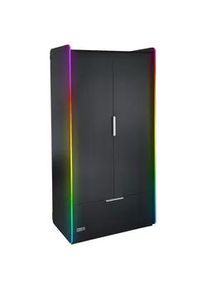 Kleiderschrank Electra ca. 95x190 cm Schwarz