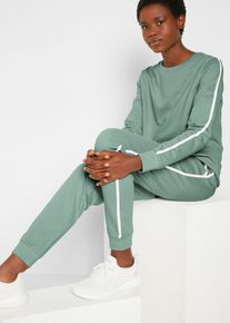 Ensemble de surv&ecirc;tement 100% coton (ens. 2 pces) - vert - taille 58/60 (3XL) - 100% coton - bonprix
