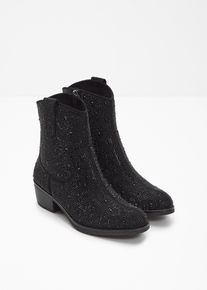 Bottines santiags Marco Tozzi - noir - taille 37 - bonprix