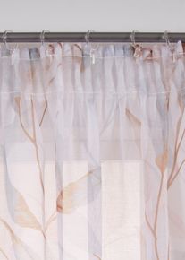 Voilage avec polyester recyclé (1 pce) - blanc - taille 175x135 cm - bonprix