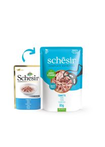 12x85 g Schesir Cat Complete Thunfisch in Jelly