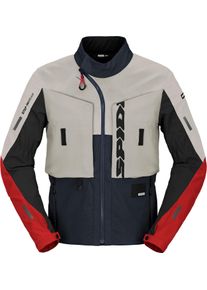 Spidi Frontier, textile jacket , color: Light Grey/Dark Blue/Red/Black , size: M