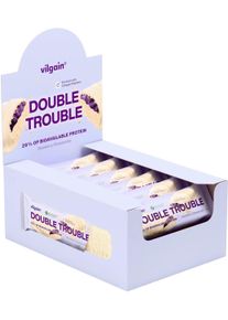 vilgain Double Trouble, 12 x 55 g Riegel, Hazelnut Cream