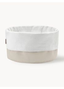 Stelton Designer Bread Basket Helga Duo Beige, White Cotton Ø 23 cm