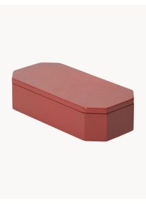 ferm LIVING Opbevaringsboks Nova, B 20 cm Rød Bambus, Træ B 20 x D 10 cm