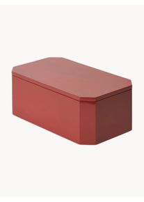 ferm LIVING Opbevaringsboks Nova, B 25 cm Rød Bambus, Træ B 25 x D 15 cm