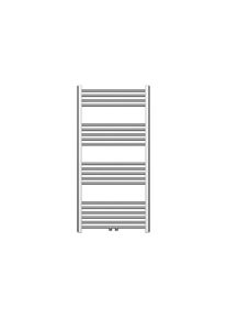 BELVIT Handtuchheizkörper Edelstahl gebürstet 1200x600mm 414 Watt L