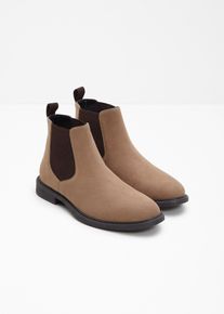 Chelseaboots - brun - storlek 45 - bonprix
