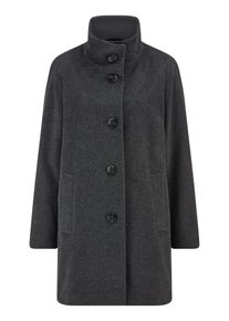 Fuchs & Schmitt FUCHS SCHMITT - Long-Jacke mit Stehkragen, grau, Gr. 38, Wolle