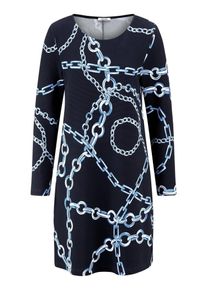 efixelle - Jersey-Kleid, blau, Gr. 52, Baumwolle