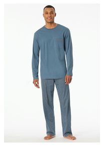 Schiesser Pyjama turquoise - 38% | Maat: 52 |