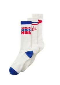 Nike Sportsocken Herren weiß Größe 34/38 Logoprint
