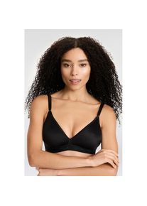 Triumph , Bügelloser BH »Micro Fun«, nahtlos vorgeformte Cups , BLACK , Cup D , 80 -Cup D , 80 , Bügelloser T-Shirt-BH mit nahtlos vorgeformten Cups