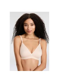 Triumph , Bügelloser BH »Micro Fun«, nahtlos vorgeformte Cups , BEIGE , Cup C , 75 -Cup C , 75 , Bügelloser T-Shirt-BH mit nahtlos vorgeformten Cups