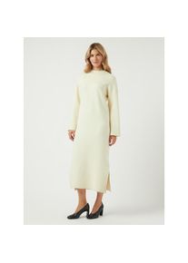 Y.A.S , Strickkleid »YASELMA LS LONG KNIT DRESS S. NOOS« , Birch , N-Gr , L -N-Gr , L , Gestricktes Maxikleid von YAS