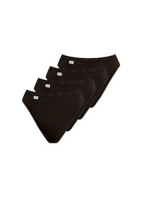 Sloggi , Taillenslip »Basic+«, (4er Pack), weich, Baumwollmix, Multipack, elastisch , BLACK , 36 , 36 , Slips von Sloggi