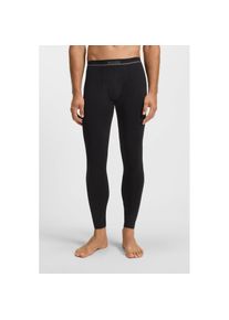 BOSS , Lange Unterhose »Long John 365 Solid«, mit Schriftzug auf dem Bund , Black 001 , L , L , Unterhose von BOSS Underwear