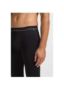 BOSS, Herren, Lange Unterhose &raquo;Long John 365 Solid&laquo; mit Schriftzug auf dem Bund, Black 001, M, Black 001, Unterhose von BOSS Underwear
