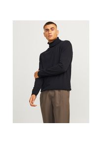 Jack & Jones Jack & Jones , Rollkragenpullover »JJEBASIC mit hohem Tragekomfort«, unifarben, modisch, regular fit, Baumwolle, Rollkragen , Black , M , M ,...