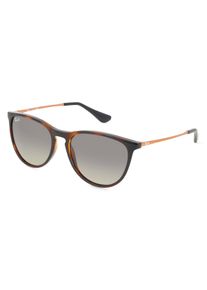 Ray Ban Junior Ray-Ban Junior RJ 9060S ERIKA | Dzieci okulary przeciwsłoneczne | Panto | Oprawka: Poliwęglan Havana | Kolor szkła: Szary Jednobarwny