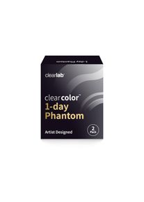 clearcolor 1-day Phantom ohne Sehstärke (2er Packung) | Tageslinsen | Farbige Linsen | Kontaktlinsen