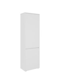 Xora Garderobenschrank , Weiß , Holzwerkstoff , 2 Fächer , 60x195x33.8 cm , Garderobe, Garderoben-Sets & Garderoben-Serien, Garderoben-Serien