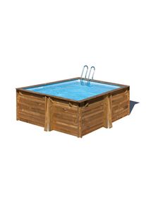 GRE Pool-Set , Kieferfarben , Holz , Kiefer , 305x119x305 cm , Freizeit & Co, Pools & Wasserspaß, Pools