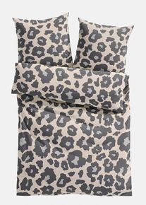bonprix Lenjerie de pat cu animal print, bej, 1x 80/80 cm, 1x 135/200 cm